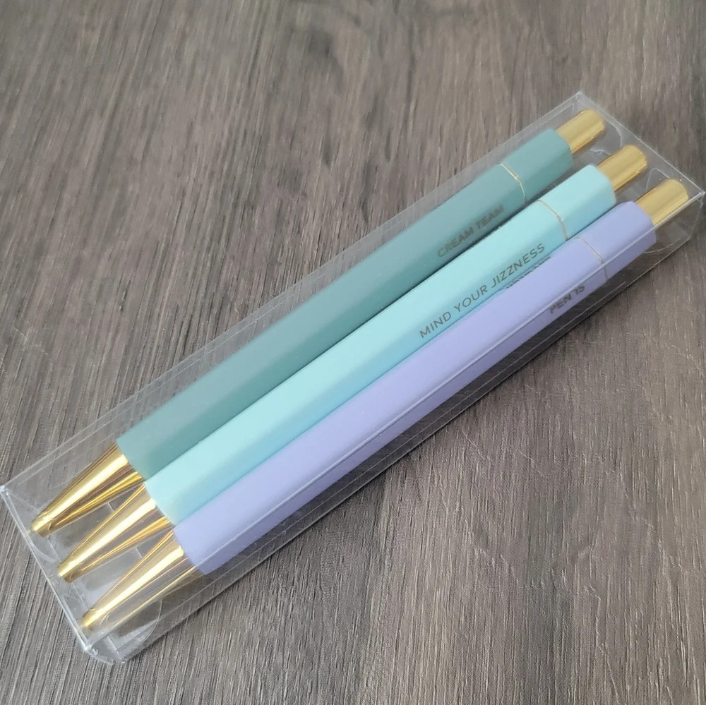 NIB Awkward Essentials NSFW Pen Set